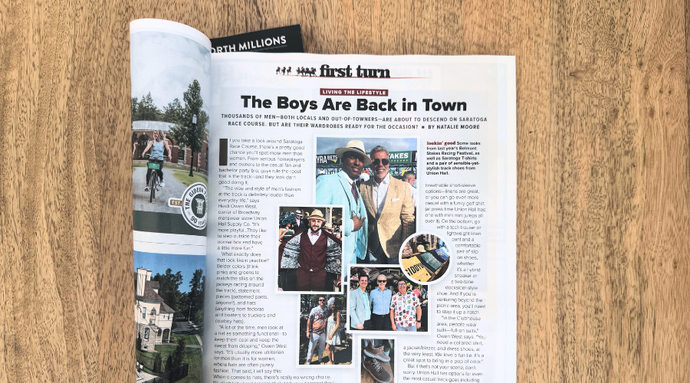 Track Style Is Back: What Men Are Wearing to Saratoga Race Course